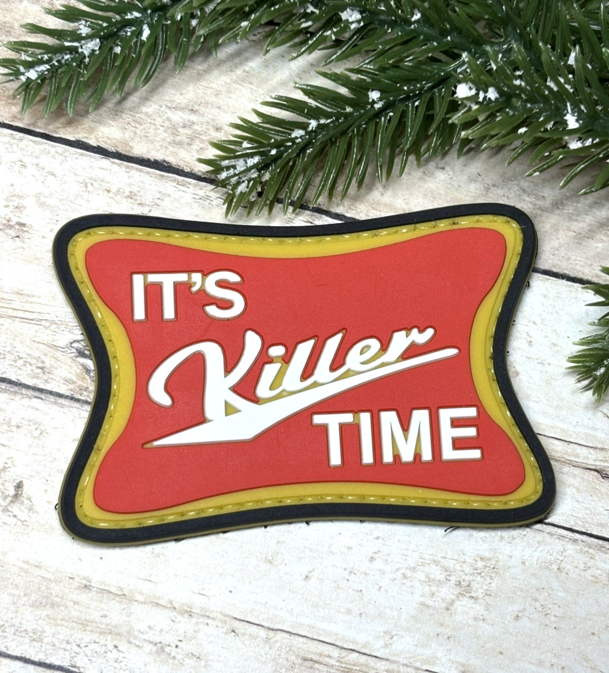 PVC Tactical Patch - It's Killer Time Patch - Morale Assault Rifle Gun Patch