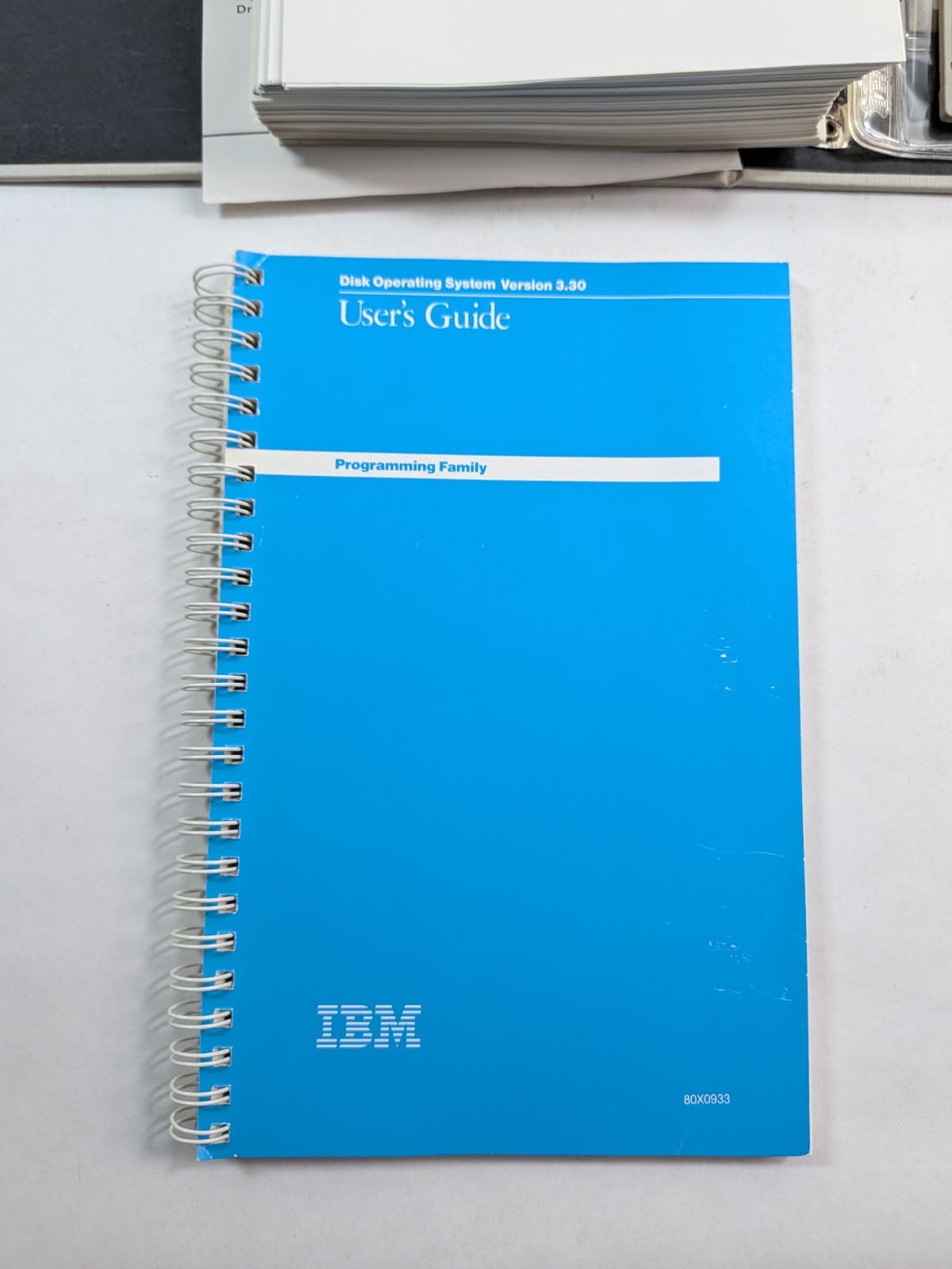 IBM Disk Operating System DOS Version 3.30 Big Box Software 3.5 & 5.25" Disks