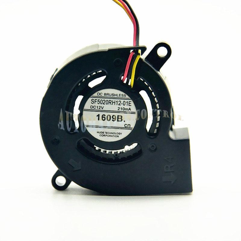 For Toshiba SF5020RH12-01E 50*50*20mm 12V 210MA Projector Converter Fan 3pin
