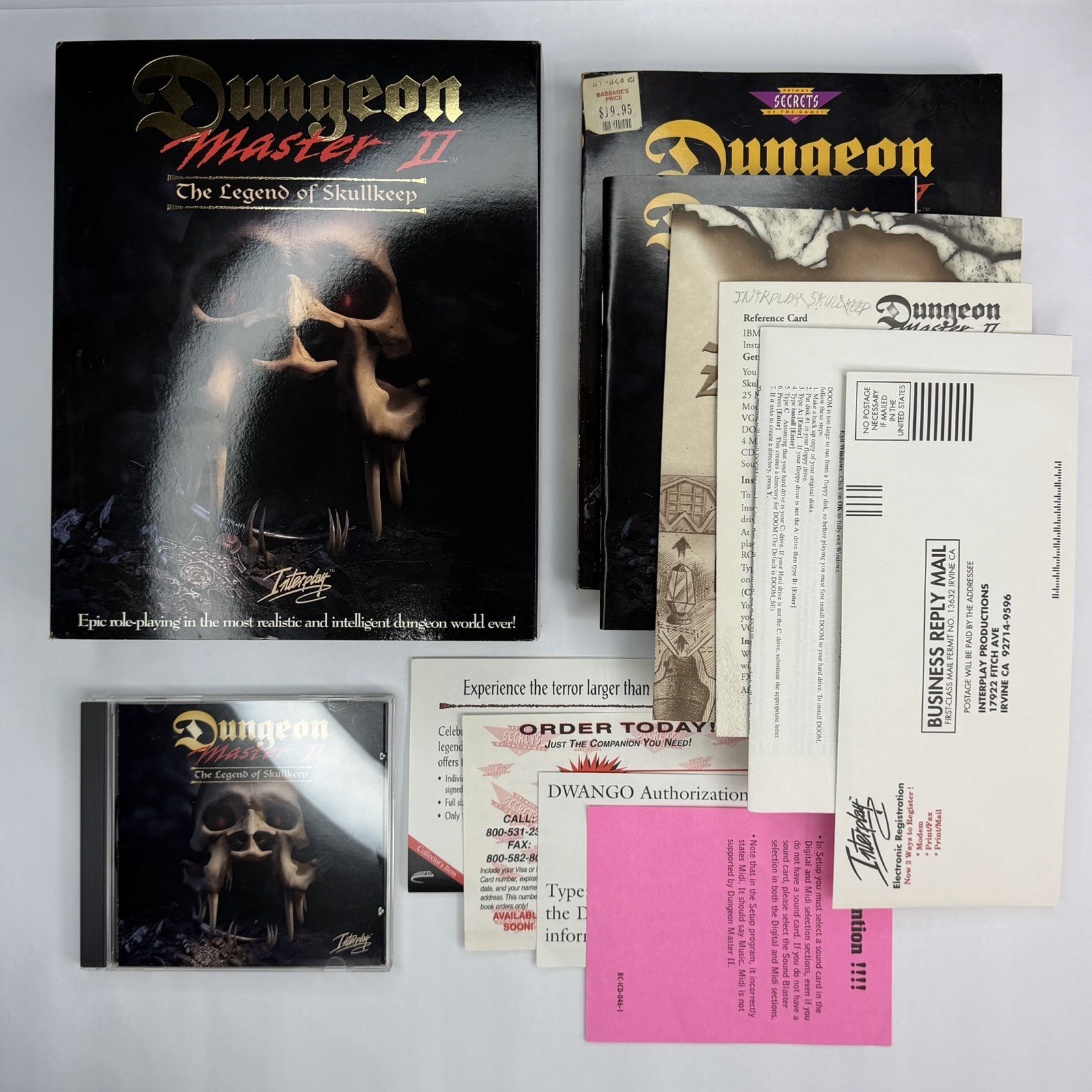 Dungeon Master II The Legend of Skullkeep - IBM PC, 1994 - COMPLETE
