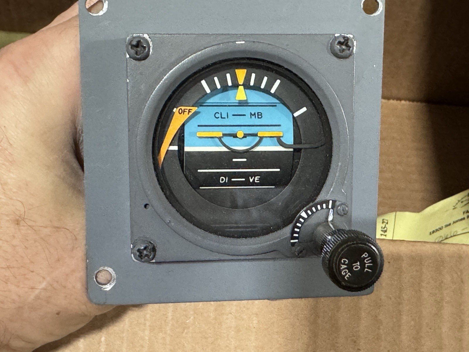 L3 Backup Attitude indicator Cessna Citation V Good Working Condition