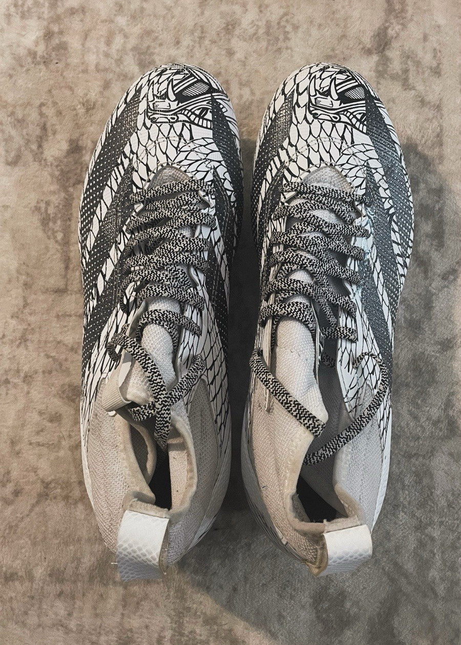 Nike adidas Freefootball Low Top Athletic Sneakers Lace-Up Synthetic Gray/Black