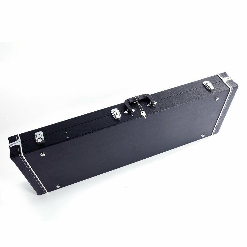 Glarry Wood Electric Guitar Case Lockable Hard-Shell Case