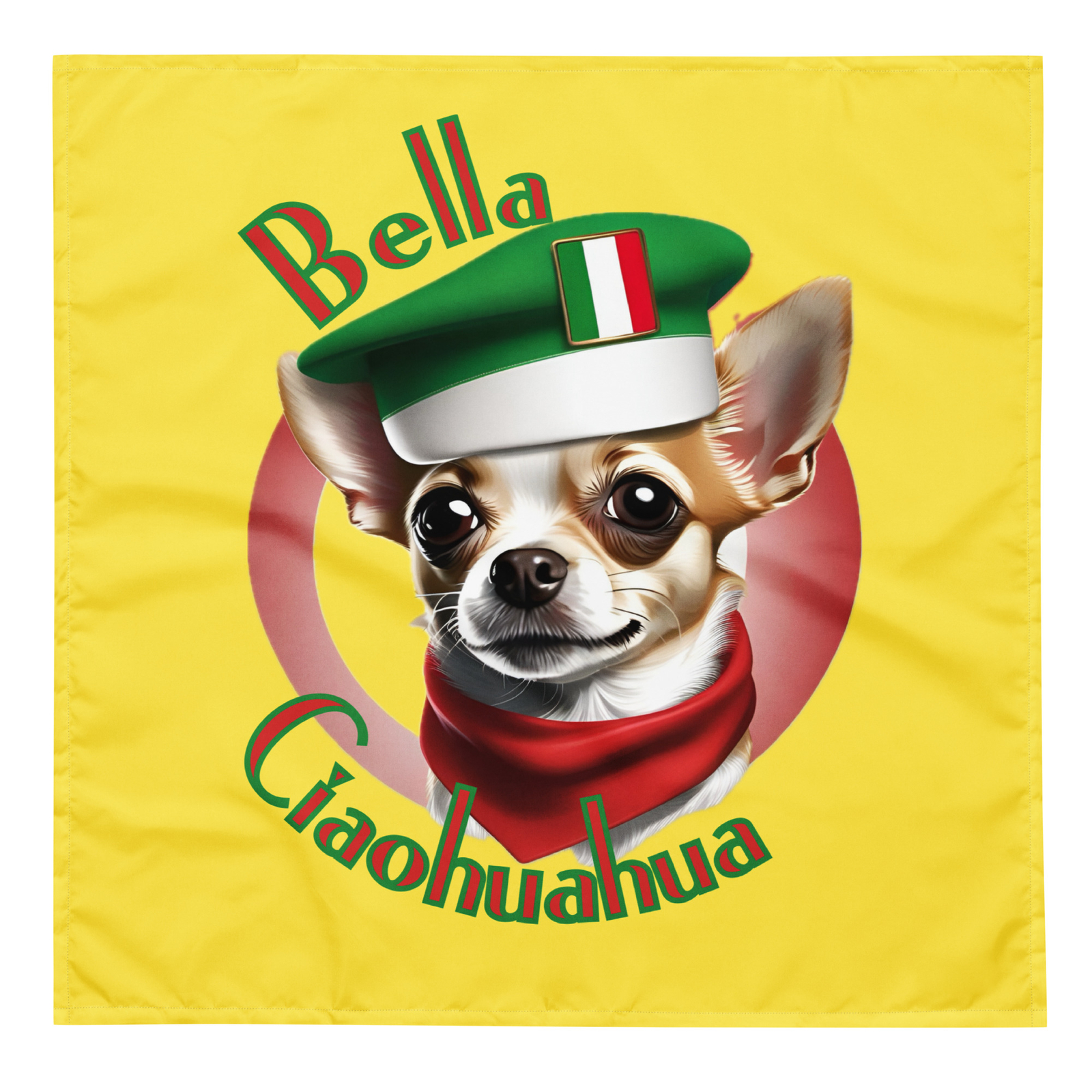 "Bella Ciaohuahua" Bandana Chihuahua Italy Bella Ciao Cute Pet Dog Puppy
