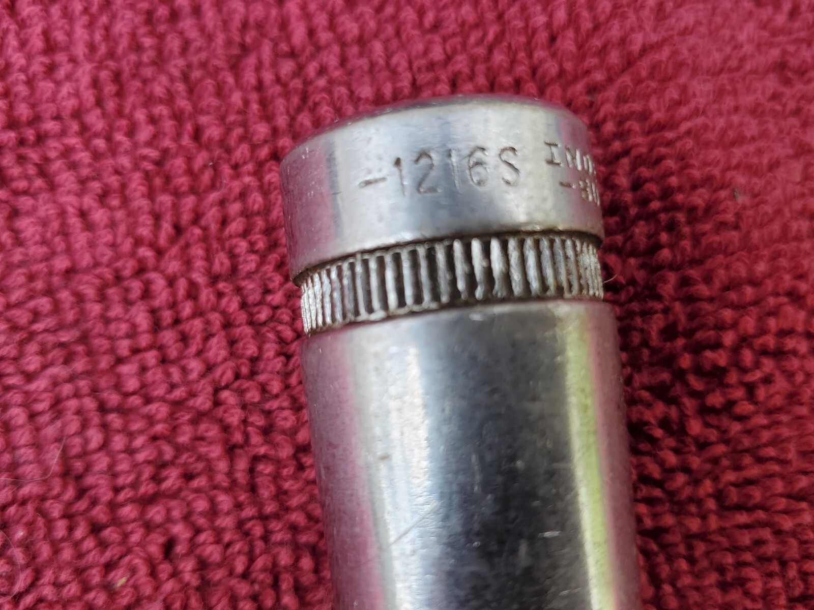 Vintage Indestro Super 1216S 5/8" 1/2" Dr. 8 Pt. Socket #2
