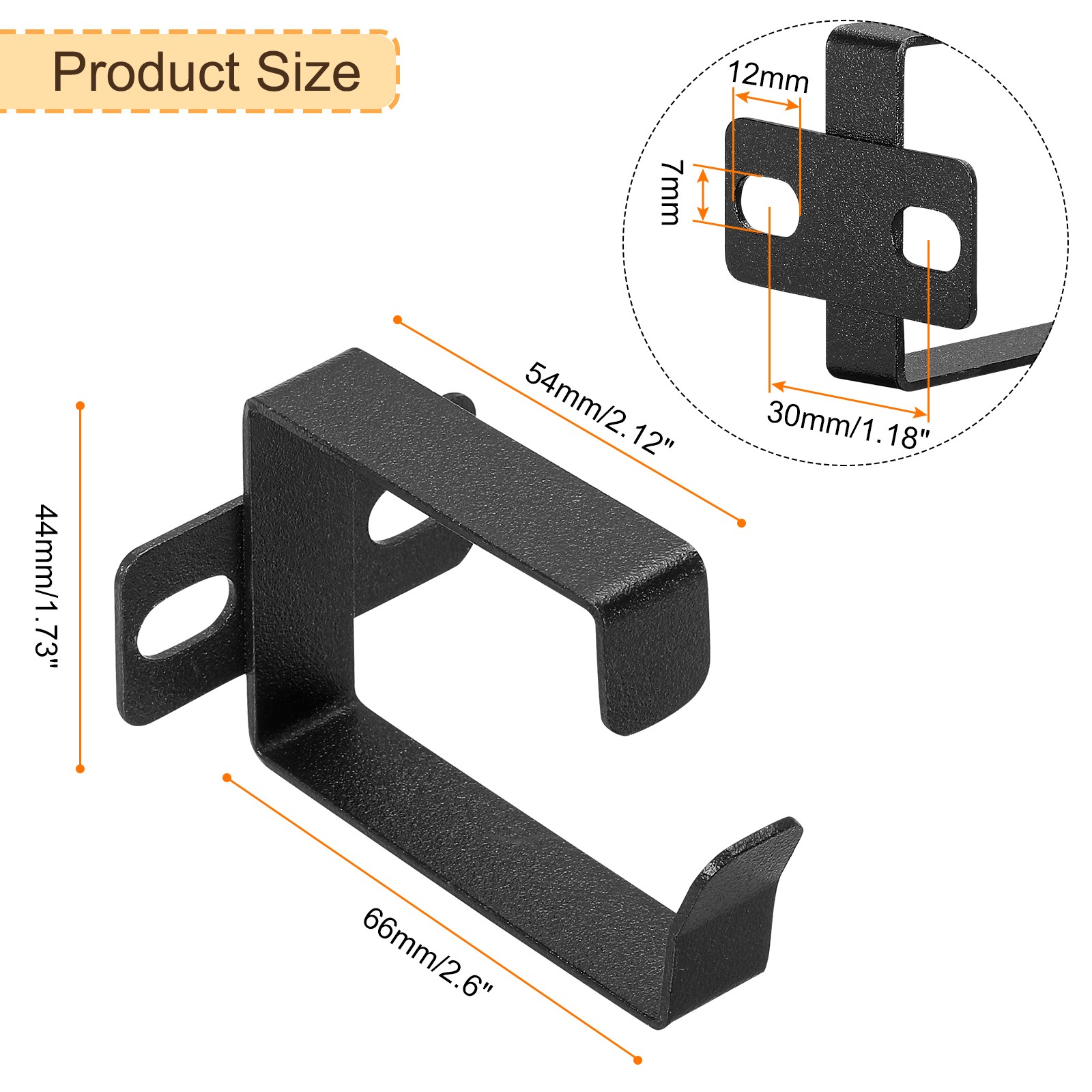 10 Set Server Rack Cable Management D Ring Hooks Wire Organizer Cable Mount