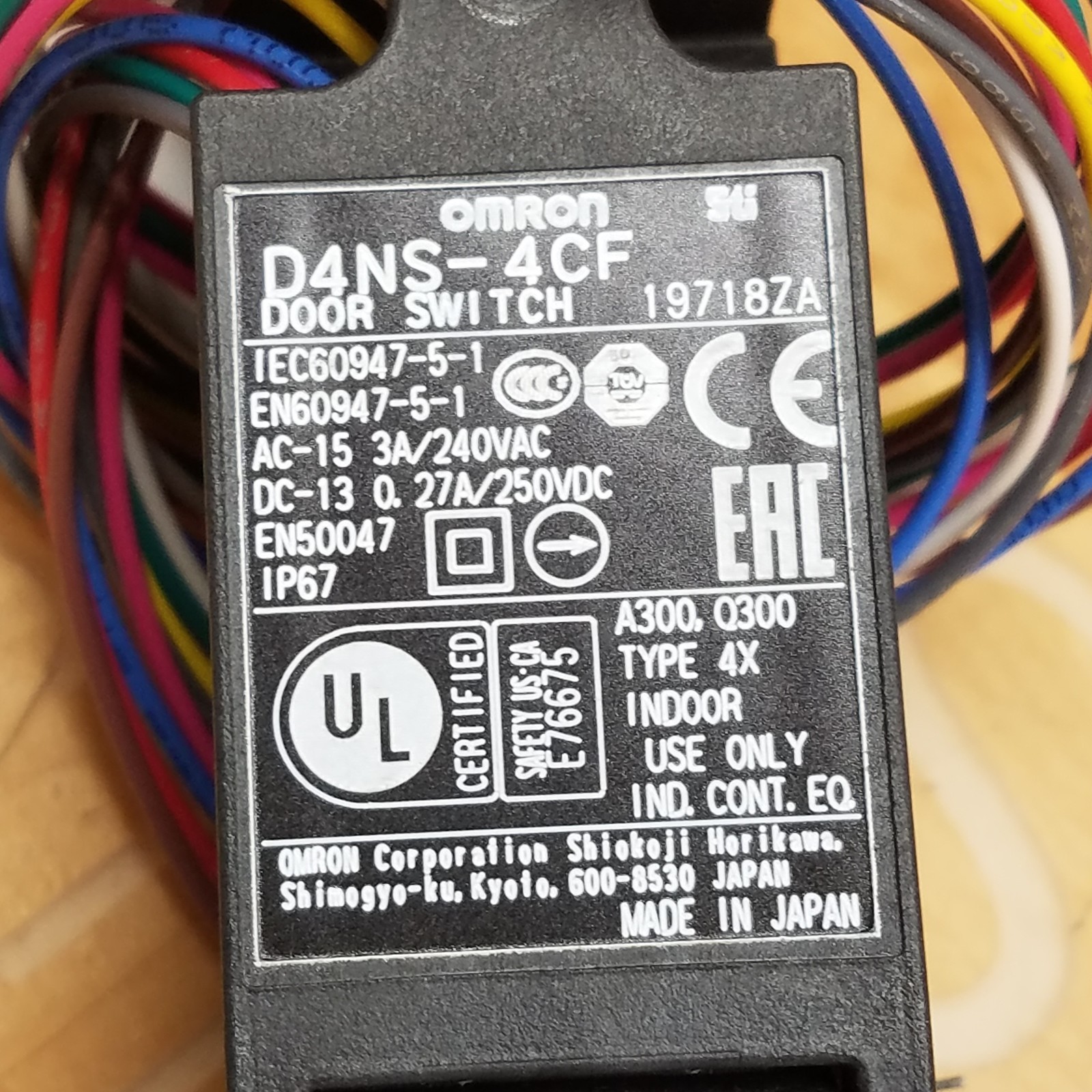 Omron D4NS-4CF Safety Door Switch - NEW