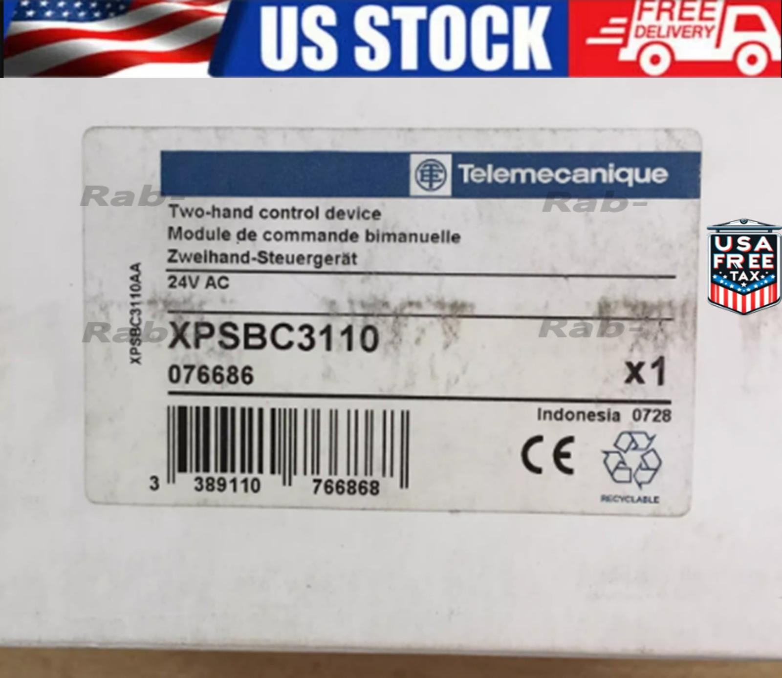 In Box  XPSBC3110 Emergency Stop Relay US Free TAX