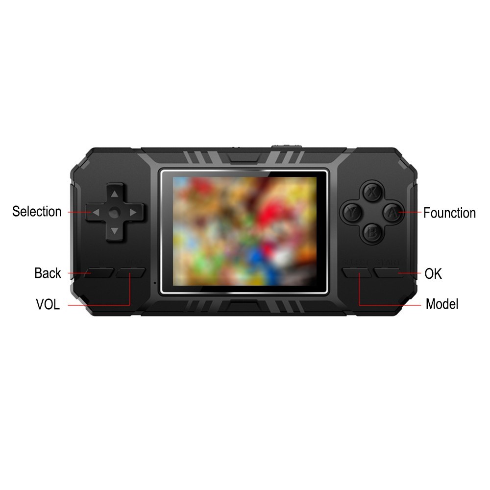 Handheld Video Retro Game Console Player Built-in 500 Games 3" IPS HD Screen