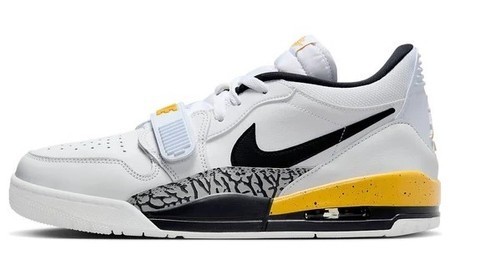 Nike Air Jordan Legacy 312 Low White Black Tour Yellow Ochre Men's Sizes 9/9.5