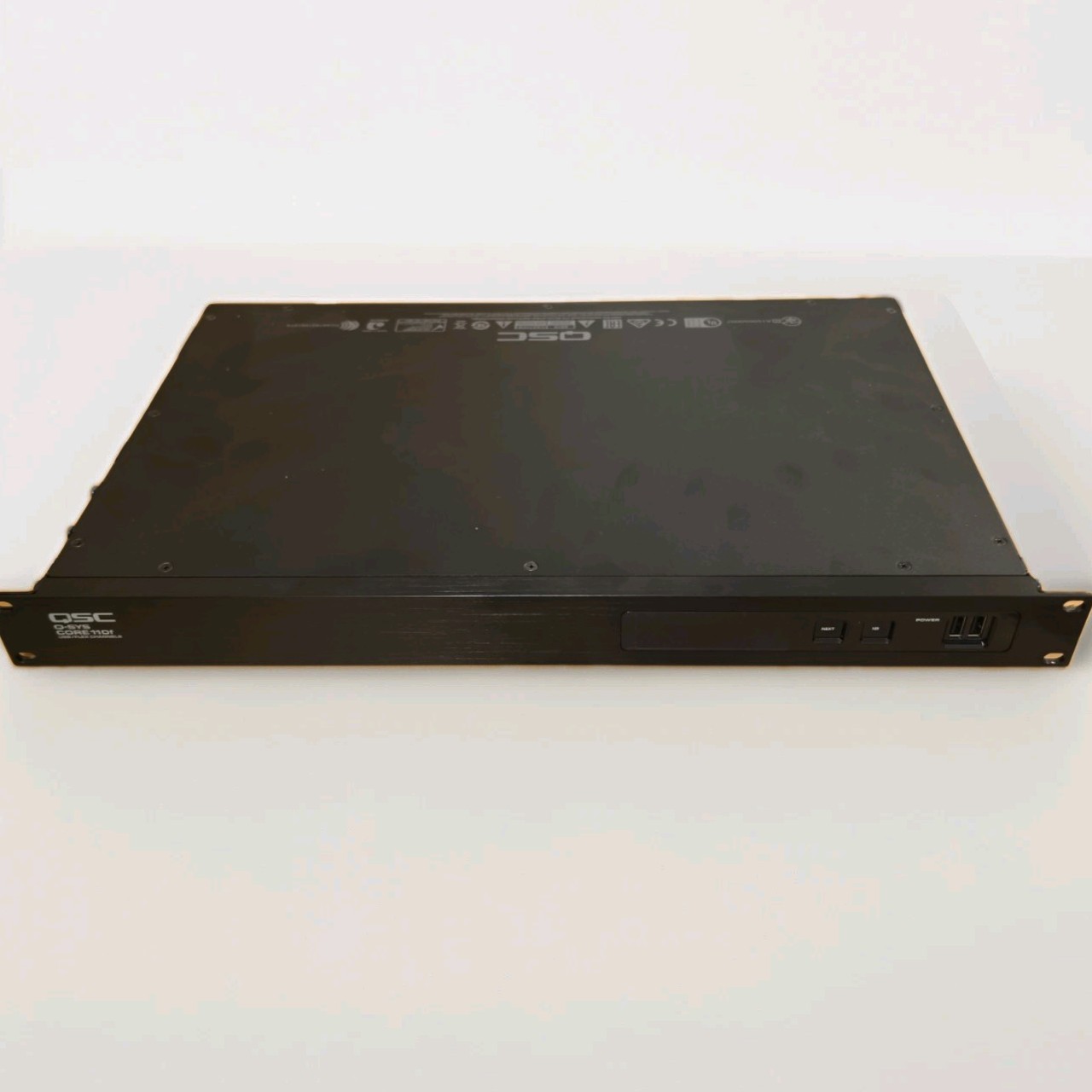 QSC Q-SYS Core 110F USB/Flex Channel Audio Mixer Tested Working Great Condition