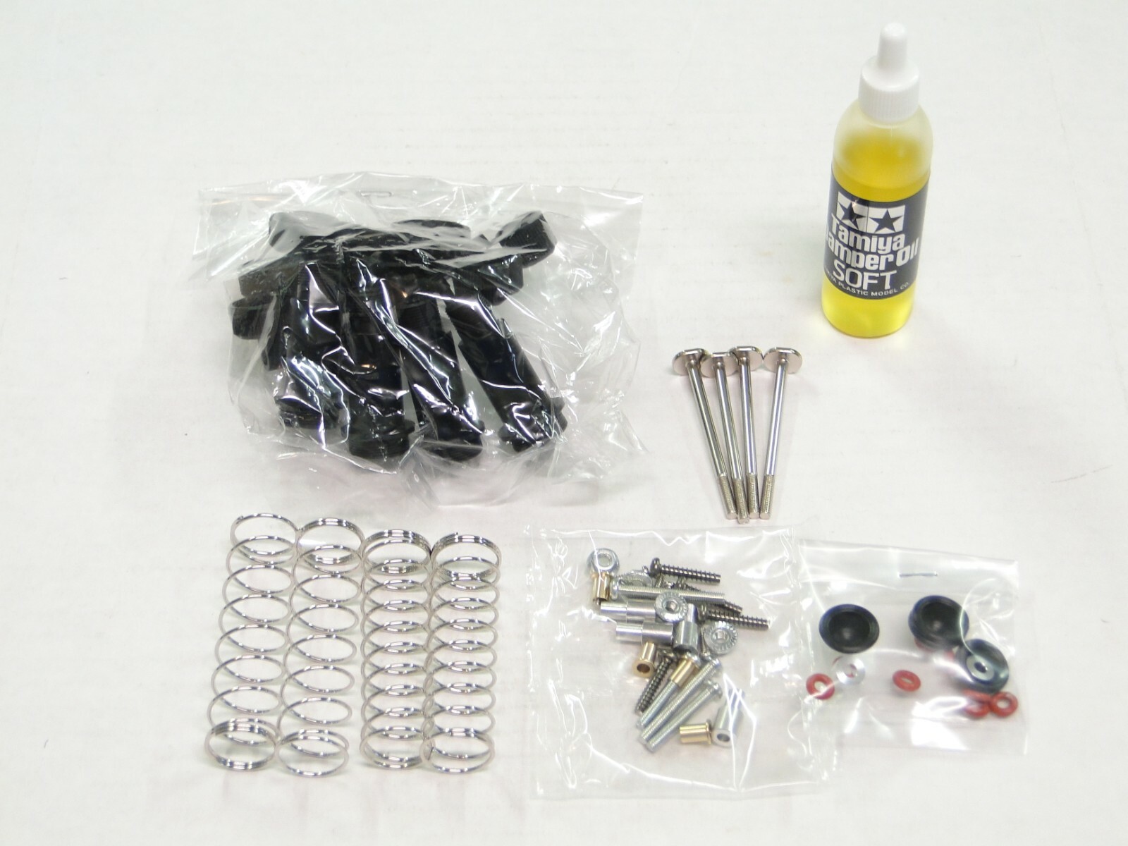 *NEW TAMIYA TOP FORCE 2017 Damper Bag Shocks Set + Oil UE5