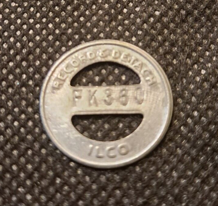 RECORD & DETACH ILKO FK860 TOKEN!   e8694UXX