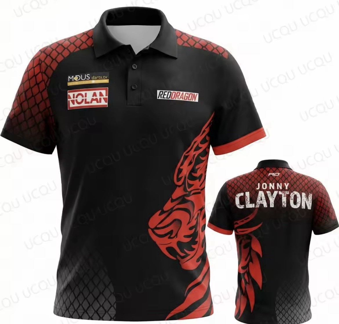 Jonny Clayton PDC Darts Player Men's Polo Shirt Top New Size S - XXL