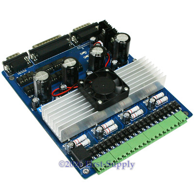 CNC 4 Axis TB6560 Stepper Driver Board Controller +CD