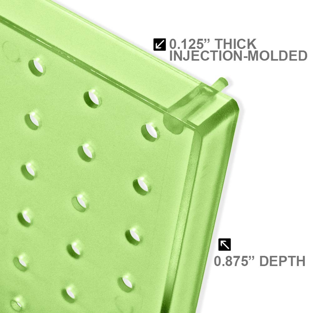 771620-GRE Plastic Pegboard for Wall Organization - Garage Tool Organizer Wal...