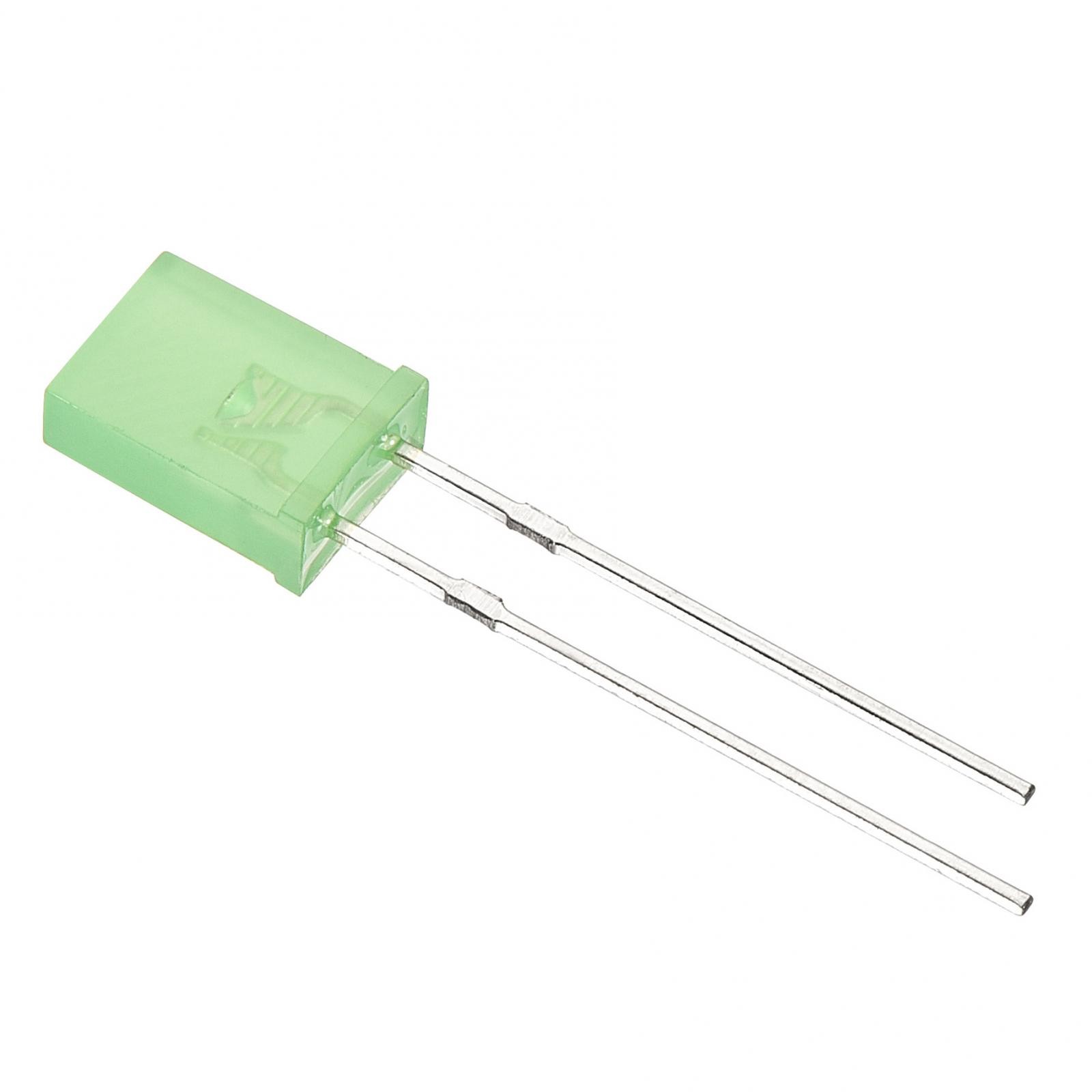 150Pcs 2x5x7mm Light Diode Rectangular Bright LED Lamp Bulb Yellow Green