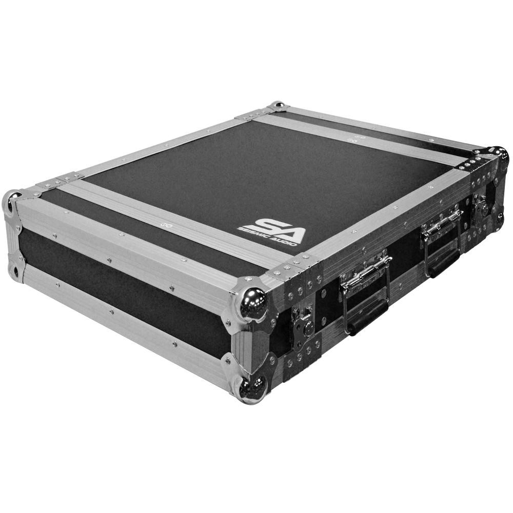 SATAC2U Heavy Duty 2U ATA Rack Case Vertical PA DJ Amplifier Case