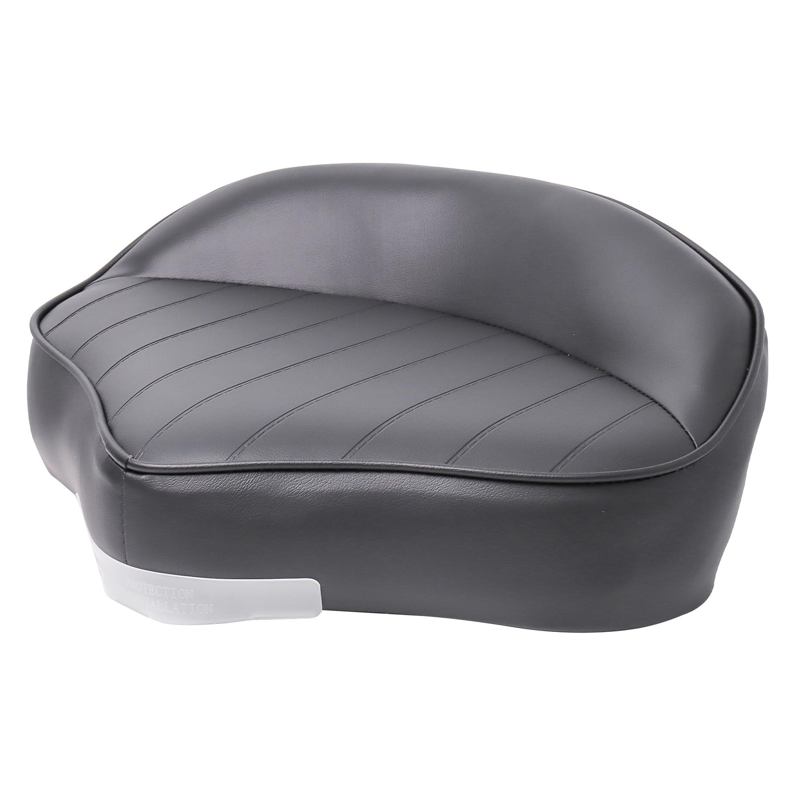 Black Pro Marine Vinyl Casting Deck Boat Seat Fishing Jon Bass 15x11x6 Inch
