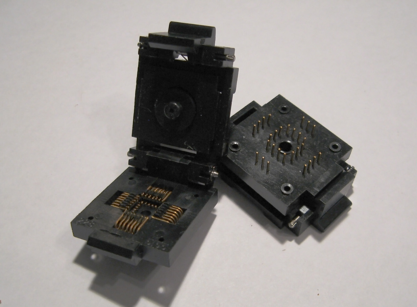 2 Pieces Textool 228-5155 Burn-In ZIF Test Socket 28 Pin Square 1mm SOIC