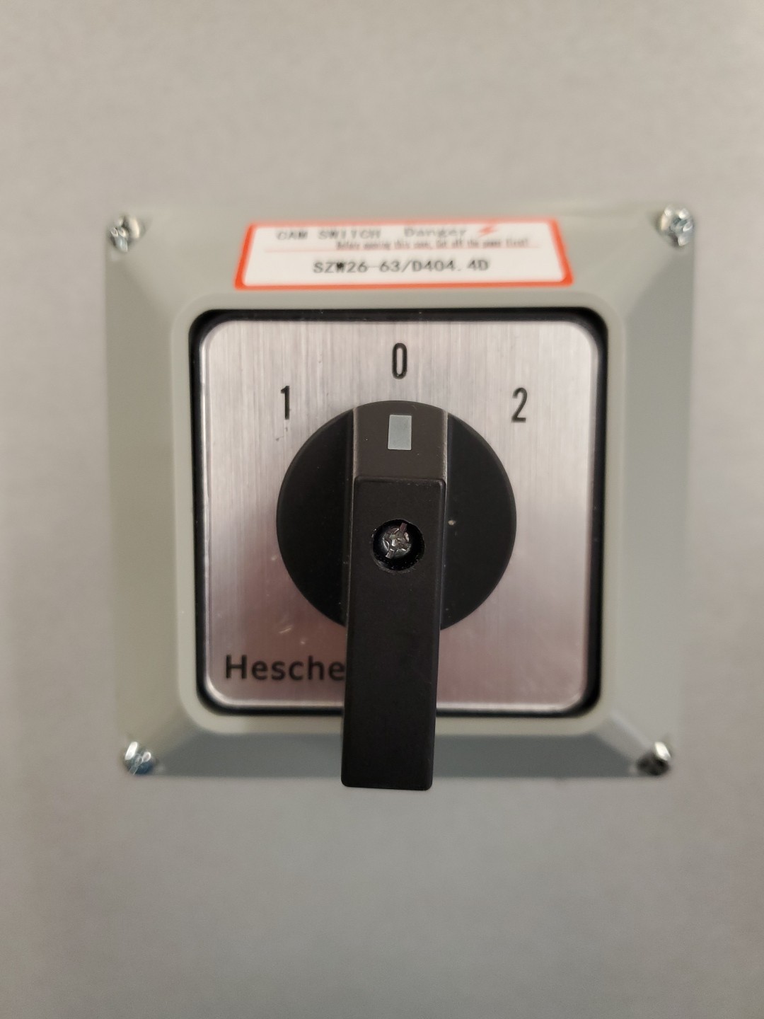 Universal Rotary Changeover Switch SZW26-63 660V 63A 3 Position 3 Phase