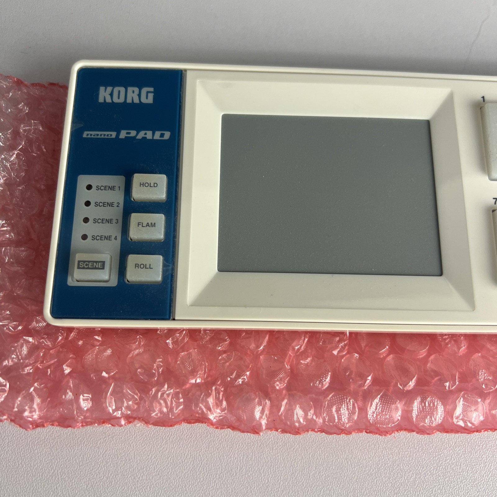 Korg nanoPAD USB Drum Controller White