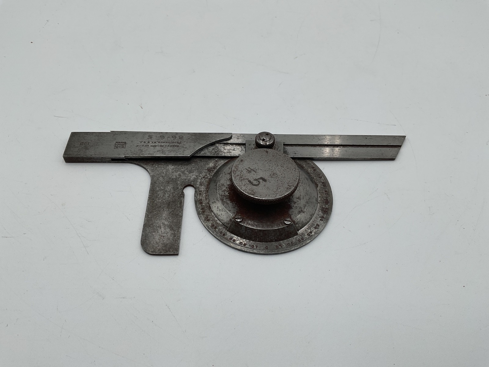 Brown & Sharpe #495 Universal Bevel Protractor w/ 6" Blade