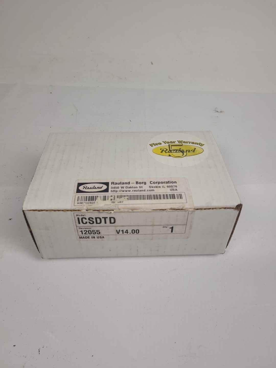Rauland Borg ICSDTD Telecenter Intercom Desk Module P8