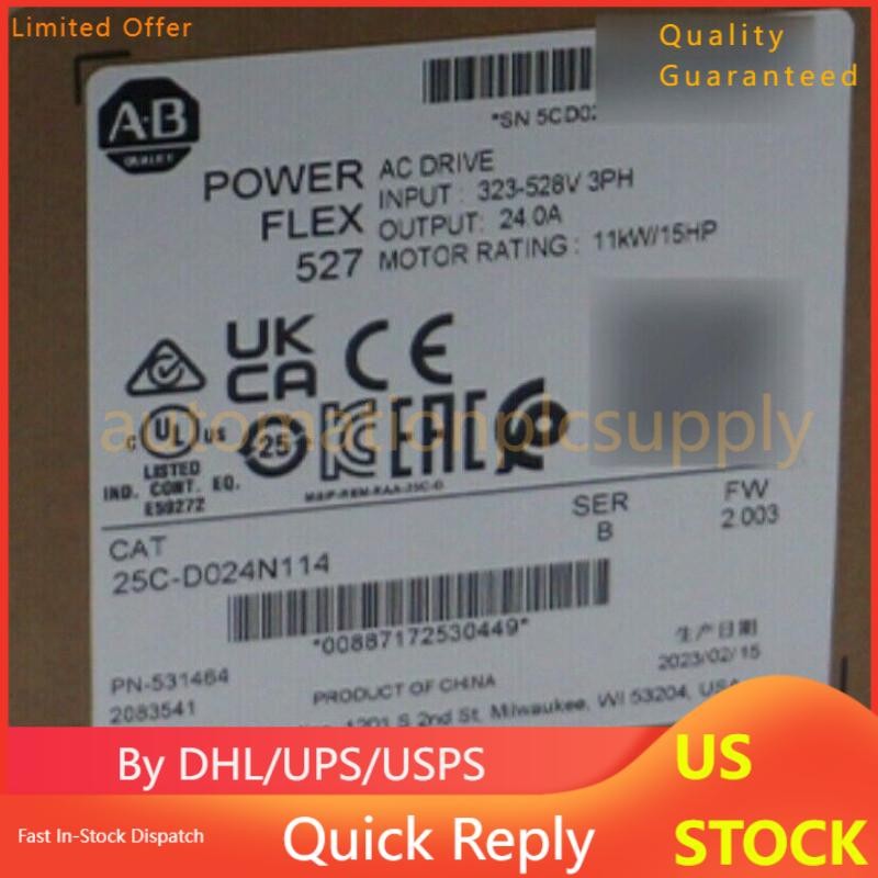 For Allen Bradley 25C-D024N114 25C-D024N114 Factory Sealed In Box  US Free Tax