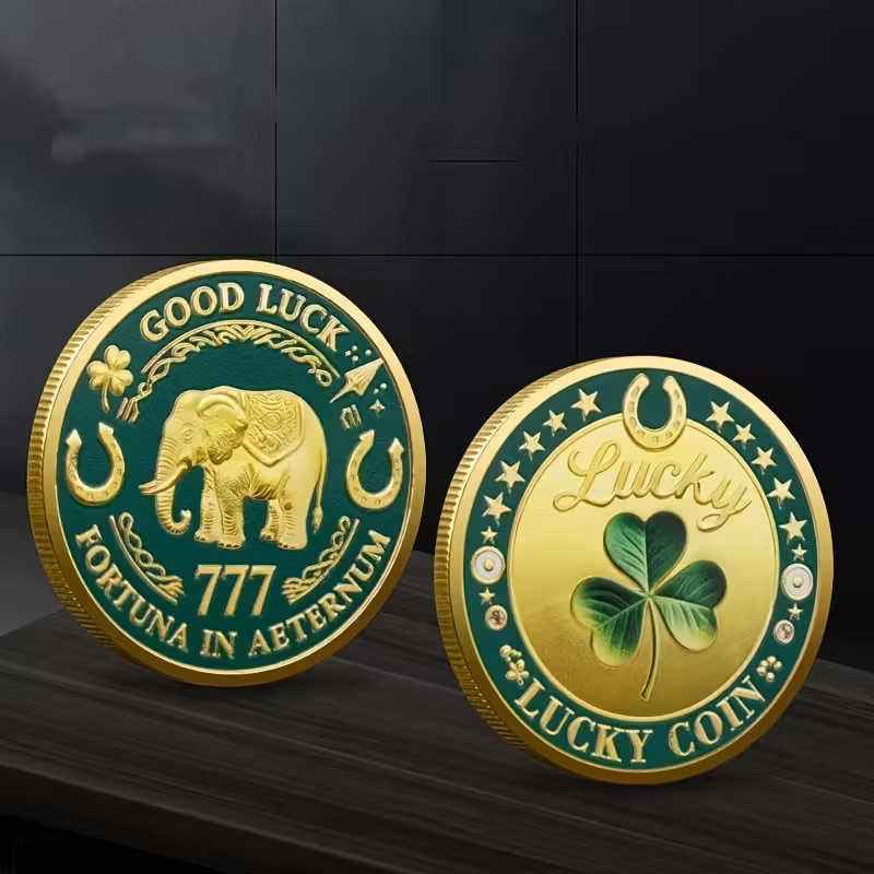 Lucky Holiday Coin Collectable Commemorative St. Patrick's Day Good Luck 1-pc