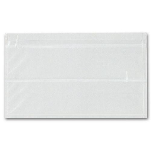 20150 Adhesive Transparent Plastic File Pockets 6 x 10" QTY 250