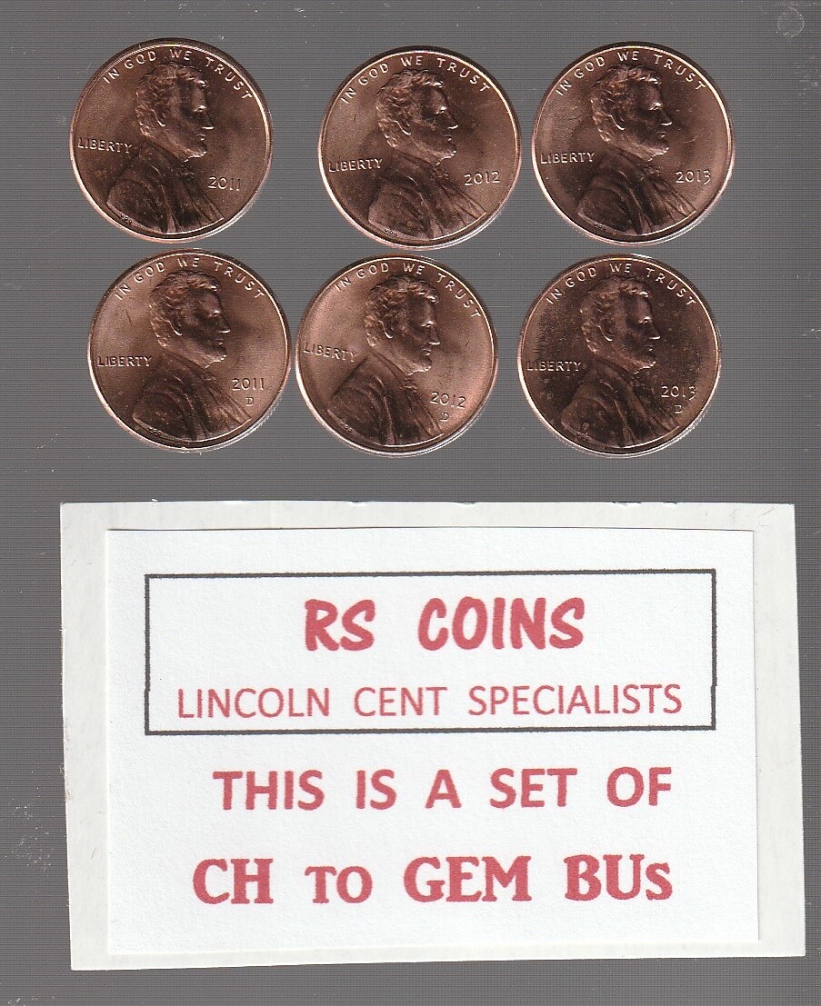 2019PD   thru   2023PD   UPDATE  your  LINCOLN  CENT  SETS   (nice quality UNCS)
