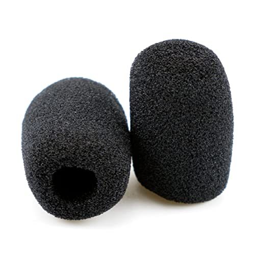 30 Pack Lapel Microphone Windscreen Headset Mic Foam Cover Pads Mini Size