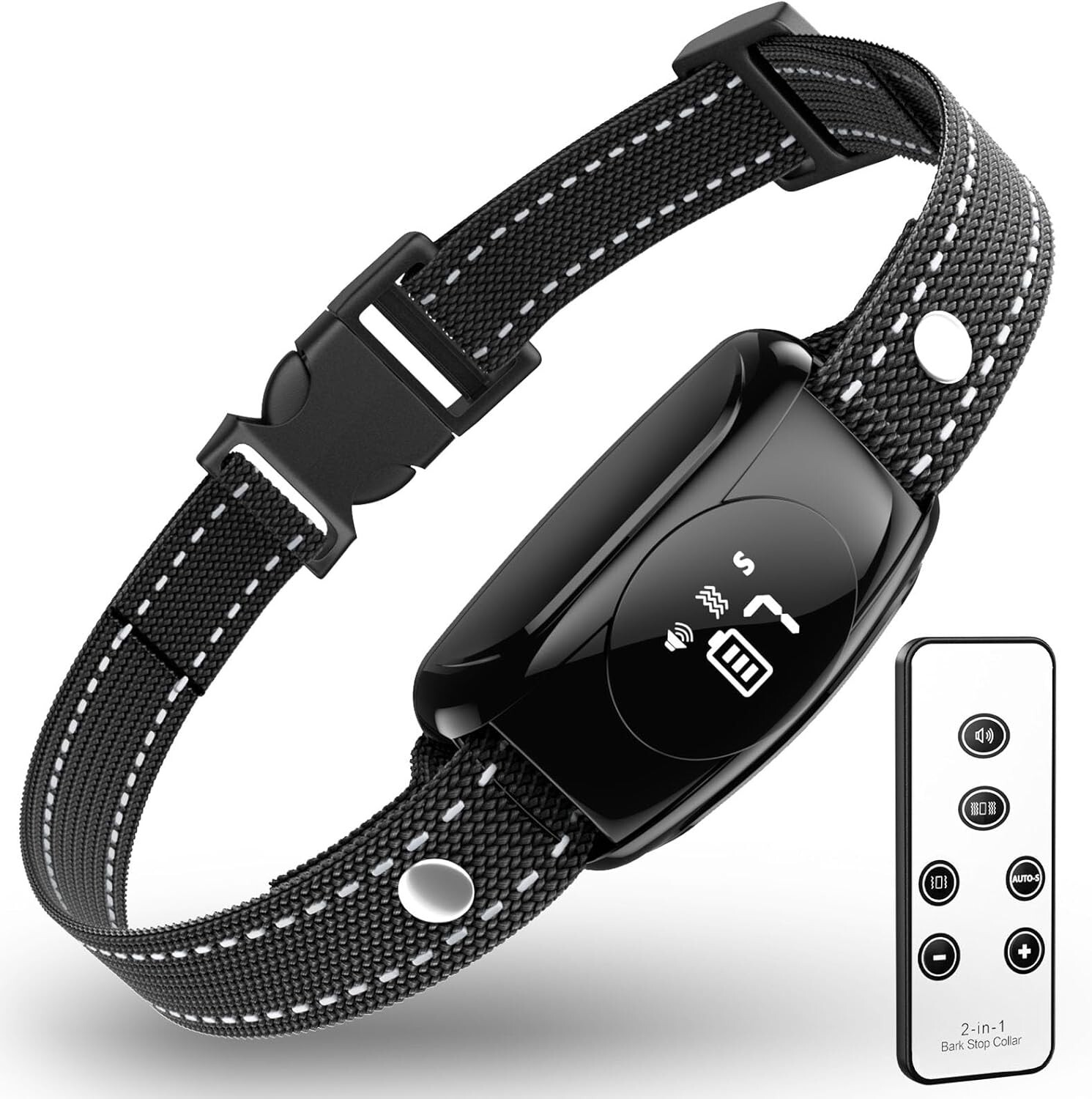 Dog Training Collar with Remote, NO SHOCK Collar Medium & Small Dog