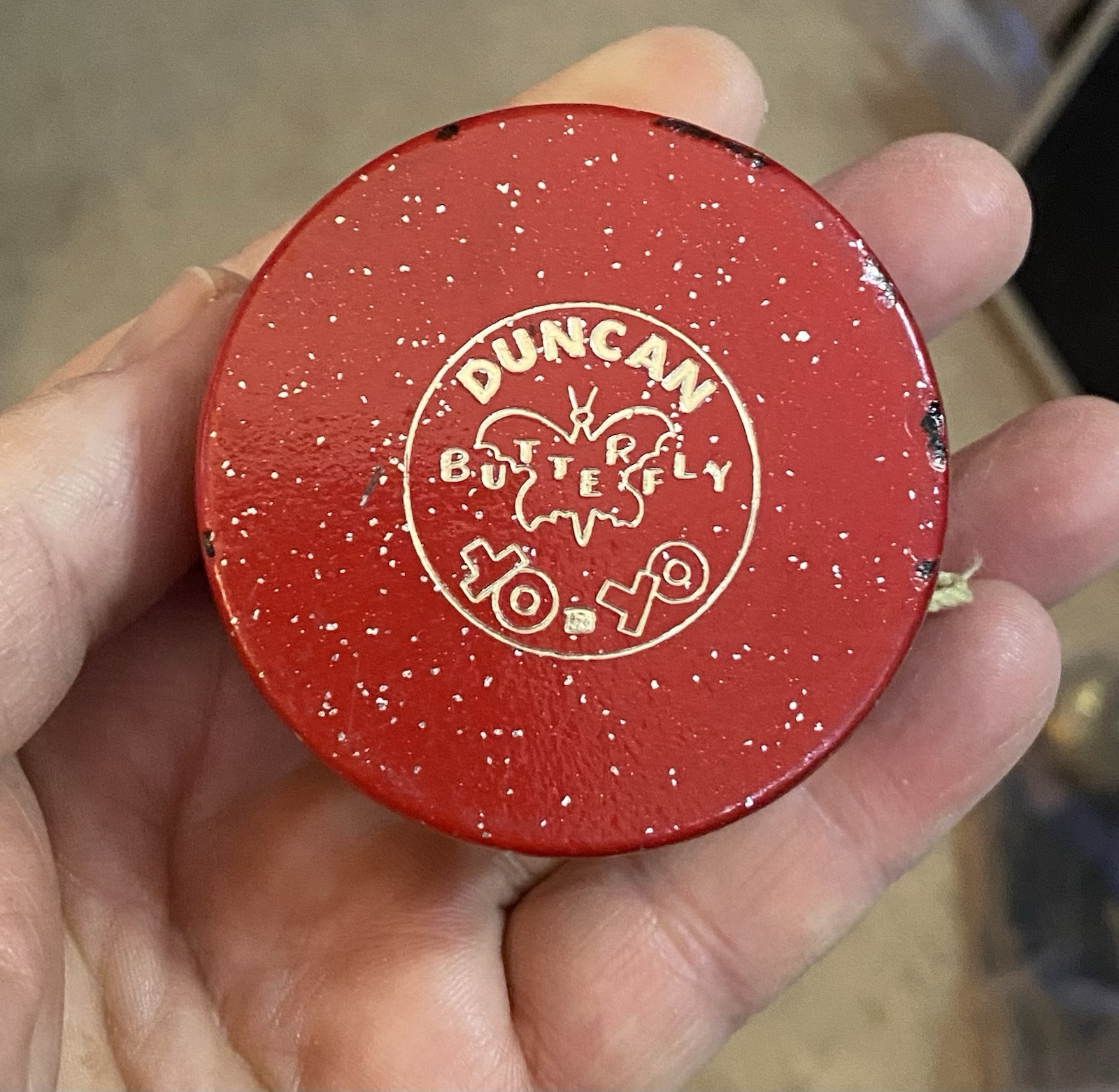 Vintage Duncan Butterfly YoYo Red