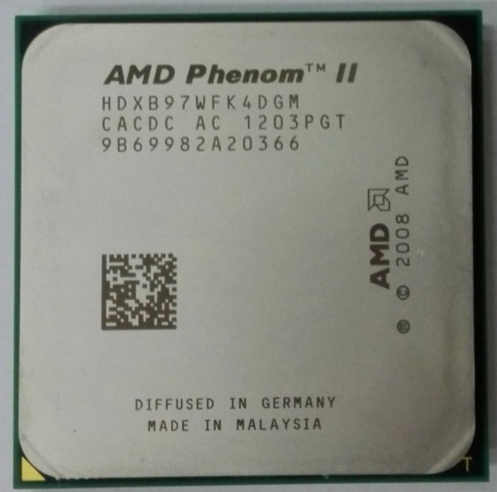 AMD Phenom II X4 B97 Desktop CPU HDXB97WFK4DGM AM2+ AM3 3.2G 95W