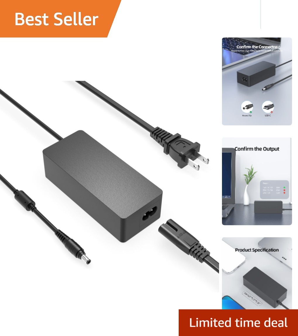 12V Charger for Peloton - 10FT Cord, Over-charge Protection Included