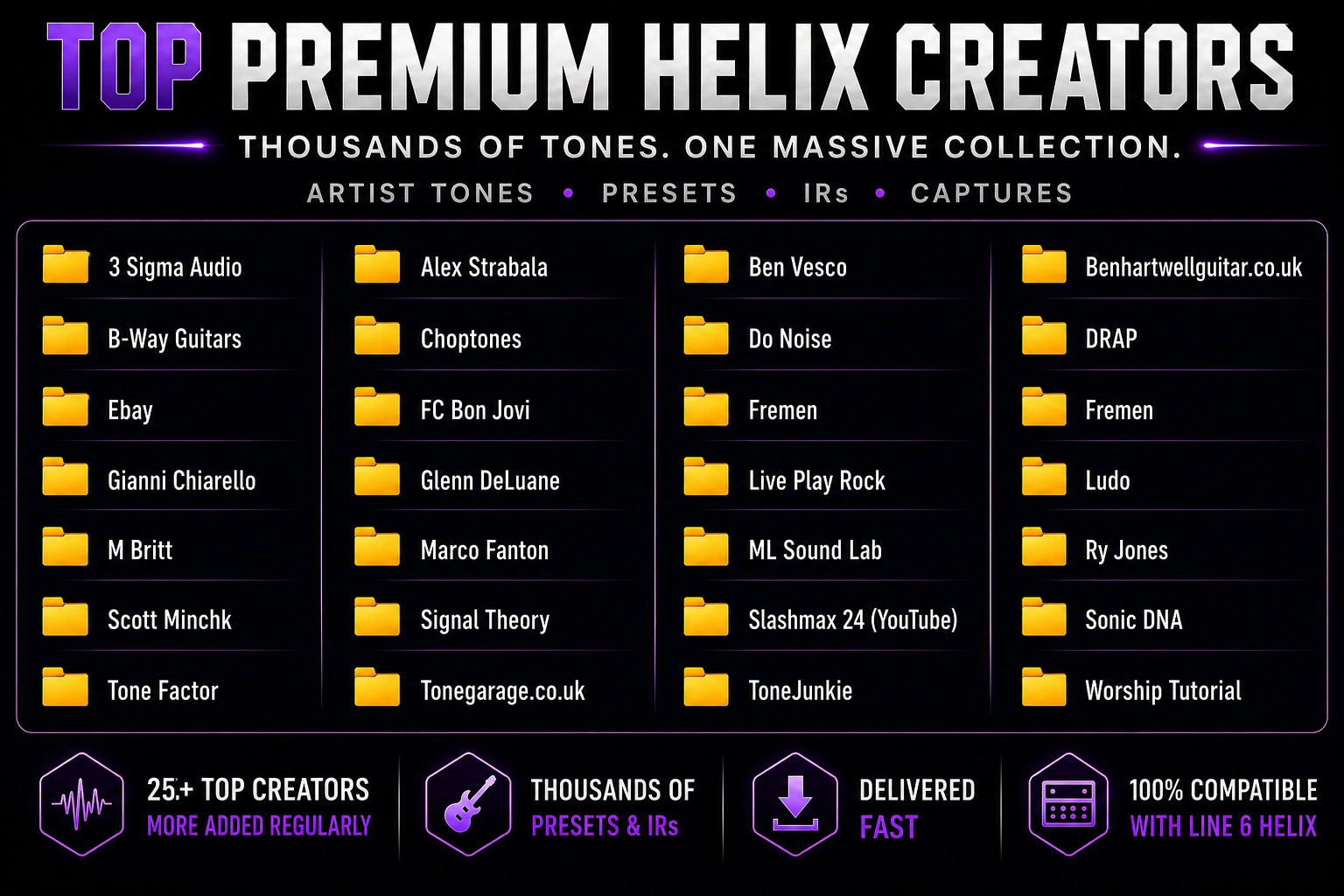 Line 6 Helix Huge Patch & IR Collection – The Ultimate Bundle