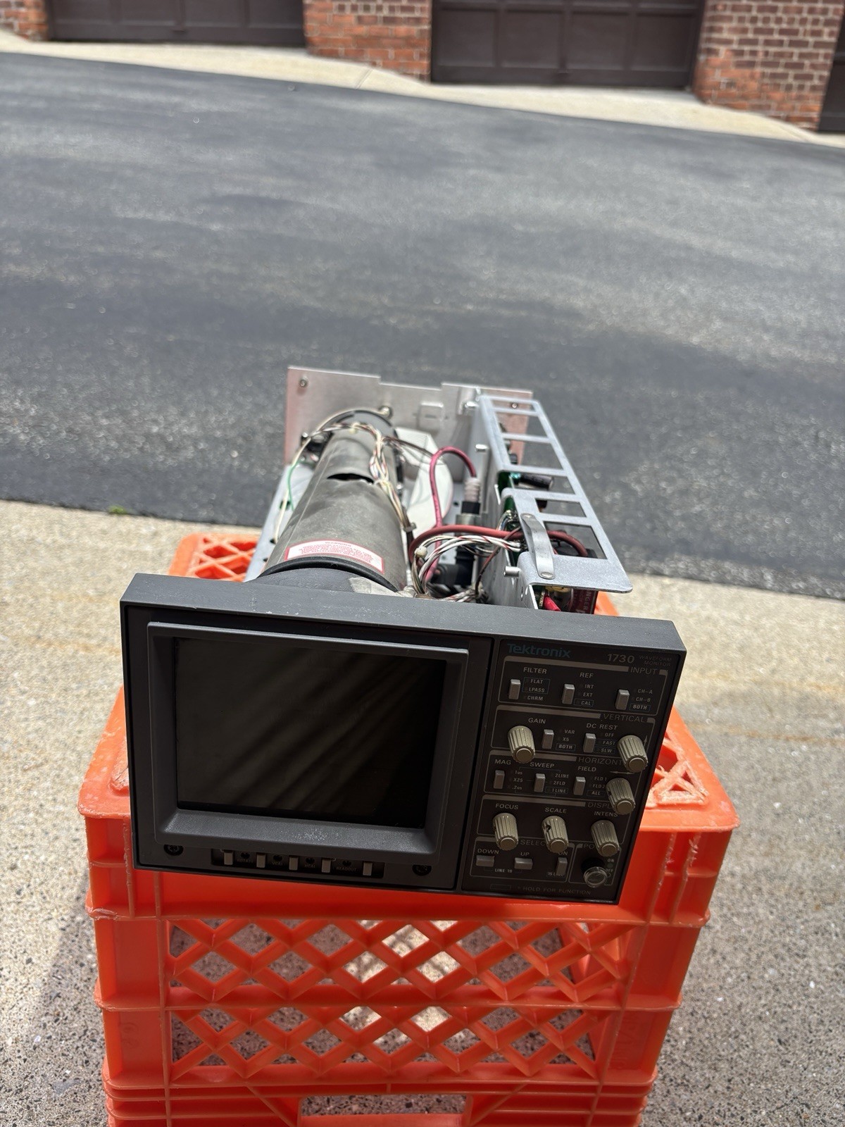 Tektronix 1730 Waveform Monitor without the casing