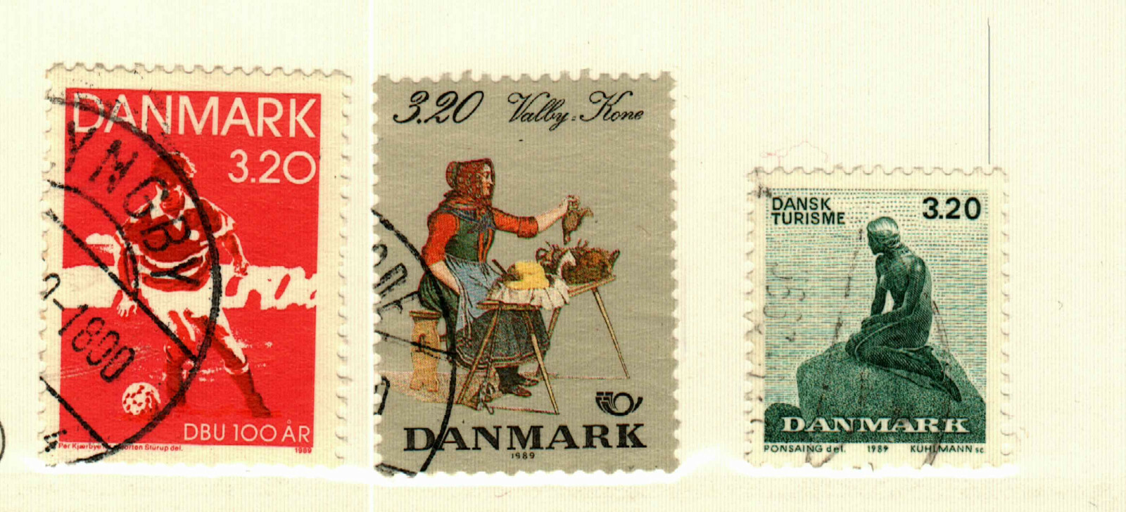 Denmark #865-6,868 used