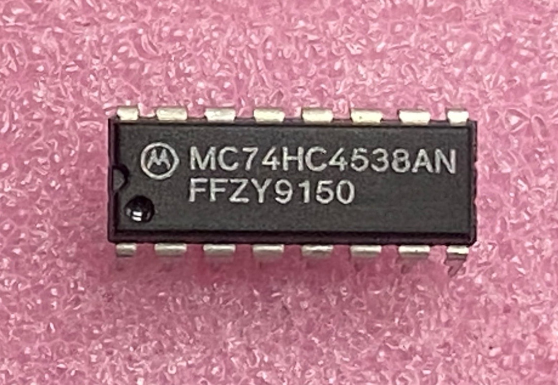 Motorola MC74HC4538AN Monostable Multivibrator DIP-16 Integrated Circuit