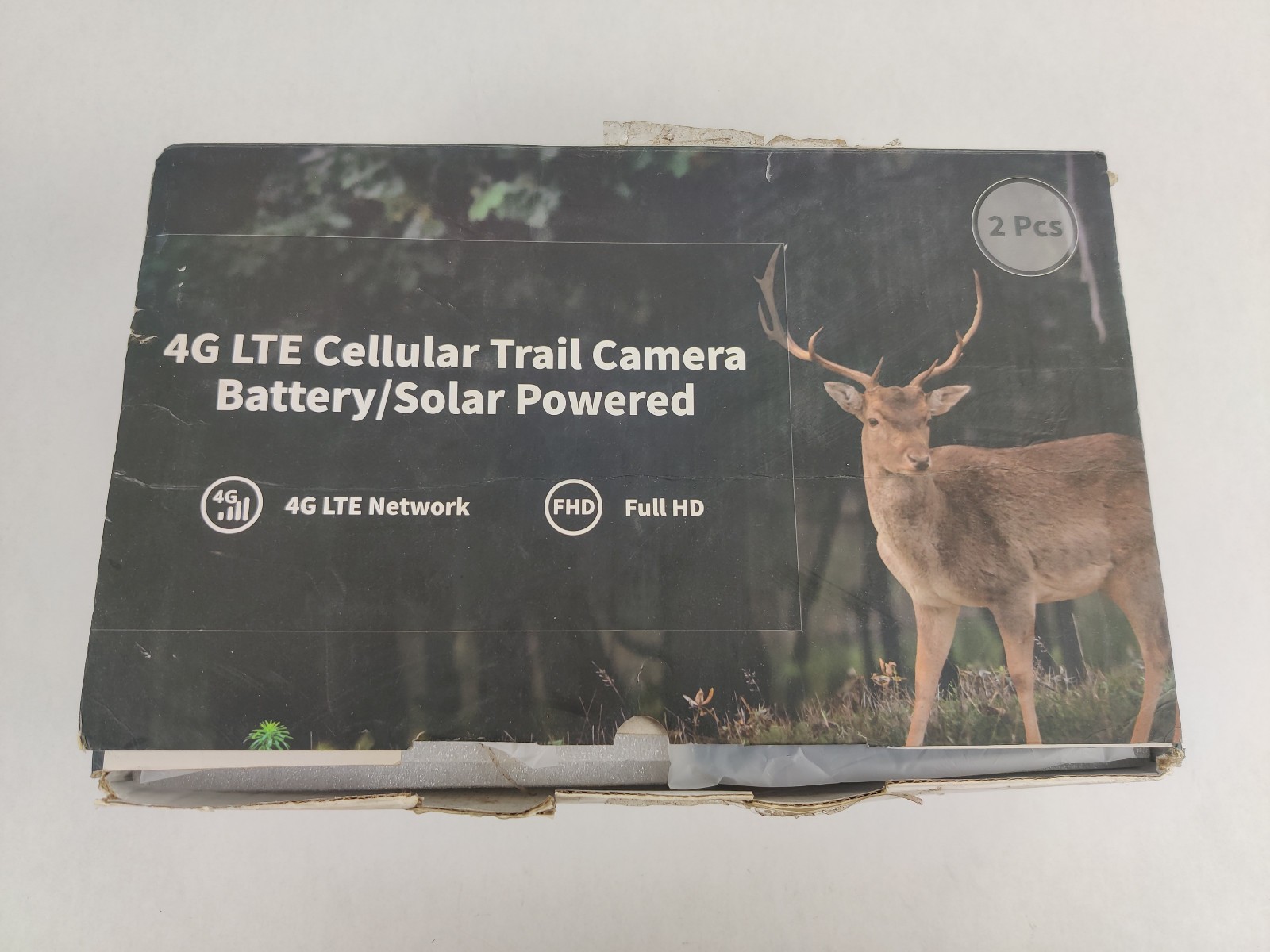 Sehmua RBX-H10 2 Pc. Kit, 4G LTE Cellular Trail Camera Battery/Solar Power Hunti