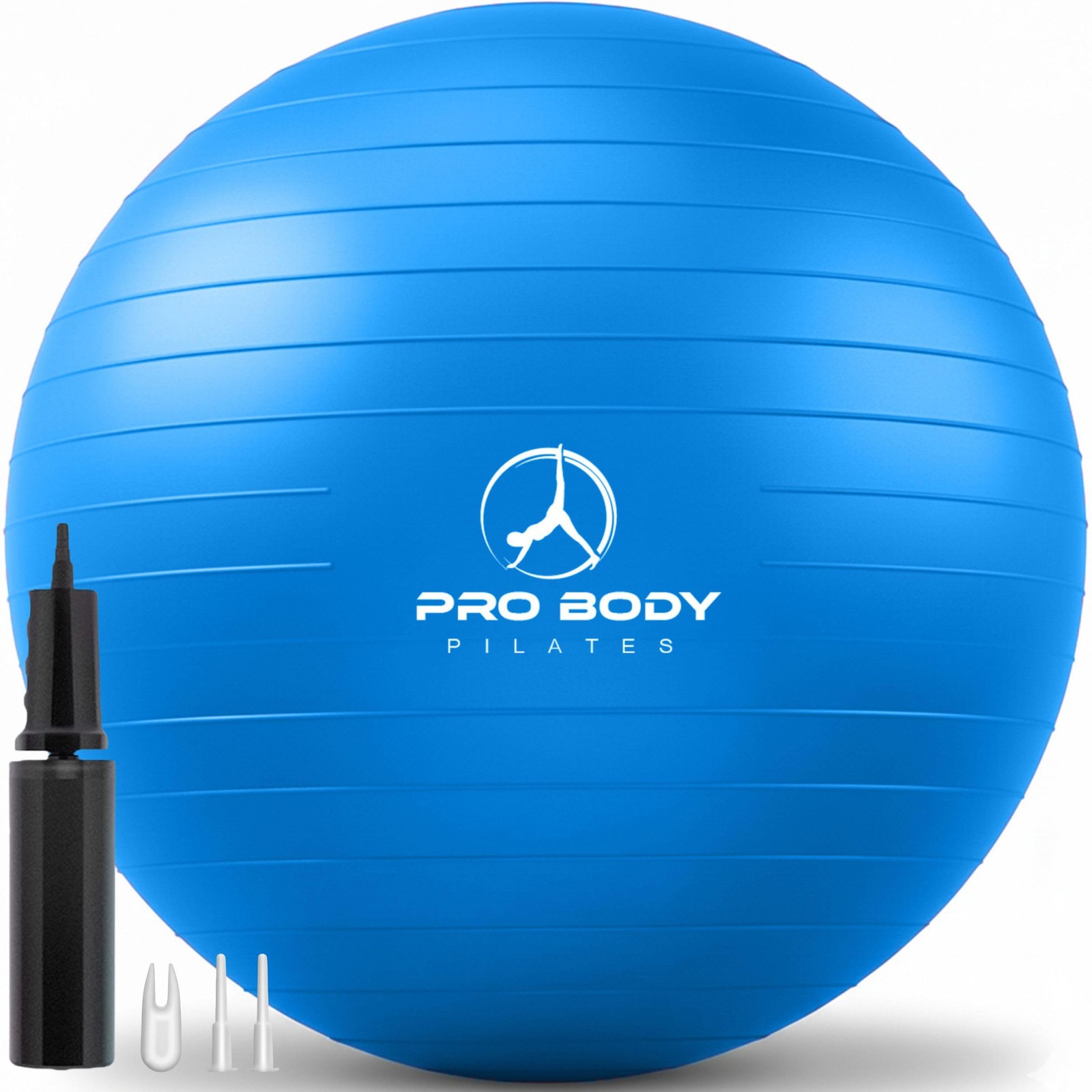 Exercise Ball - Multiple Sizes Gym Grade Balance Ball for Fitness, Workout, P...