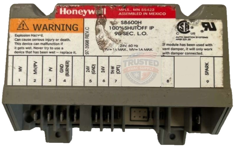 S8600H OEM TESTED PART GUARANTEED Furnace control board Ignition Module