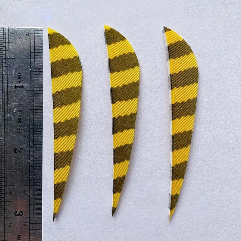50pcs 3" 4" 5" Parabolic Left Wing Right Wing  RW Fletch  Feathers Accessories