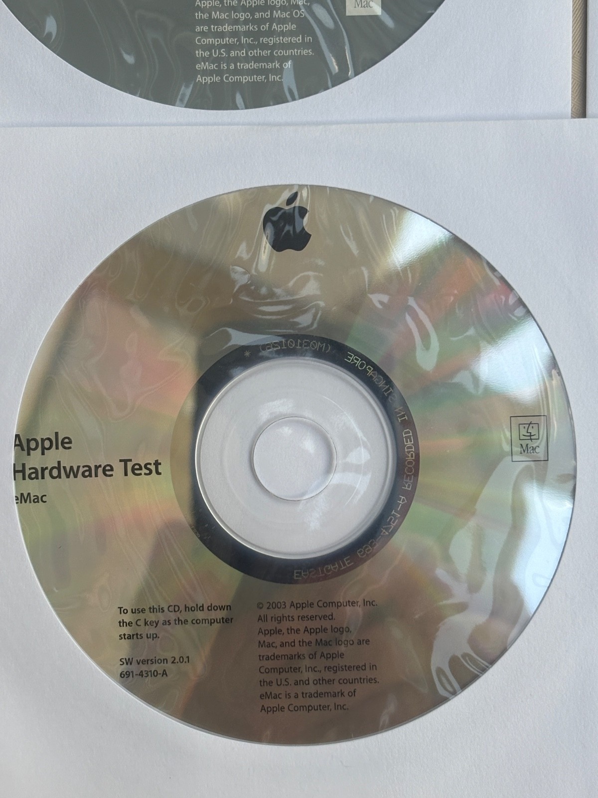 2003 5 CDs MAC OS-X APPLE WORLD BOOK eMAC SOFTWARE RESTORE INSTALL HARDWARE TEST