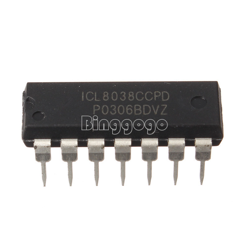 2pcs ICL8038 ICL8038CCPD Function Generator IC DIP-14 Sine Wave Rectangle Triangle