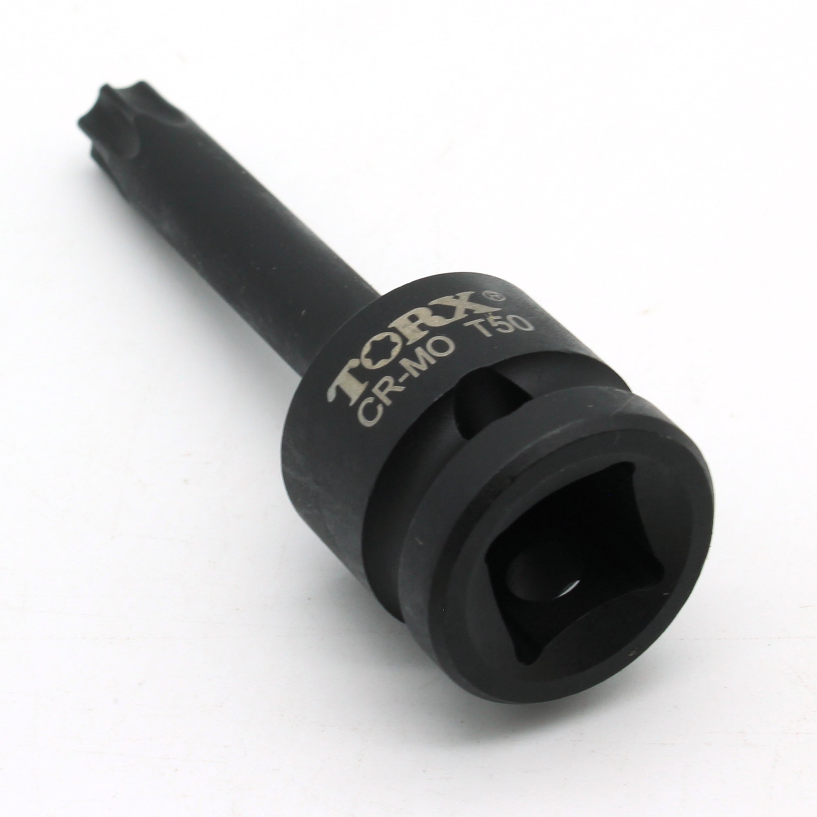 TEMO T-50 3" Long Black Impact Torx Socket Bit 1/2 inch Square Drive Auto Tool
