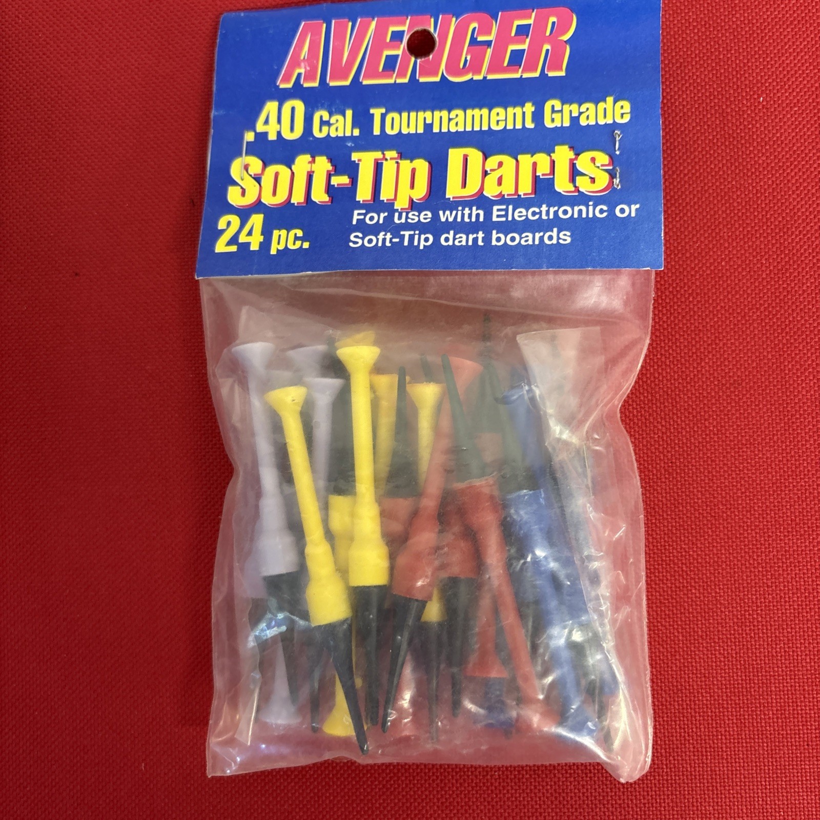 Avenger .40 Cal Soft-Tip Darts 2pks (48) use Electronic or Dart board