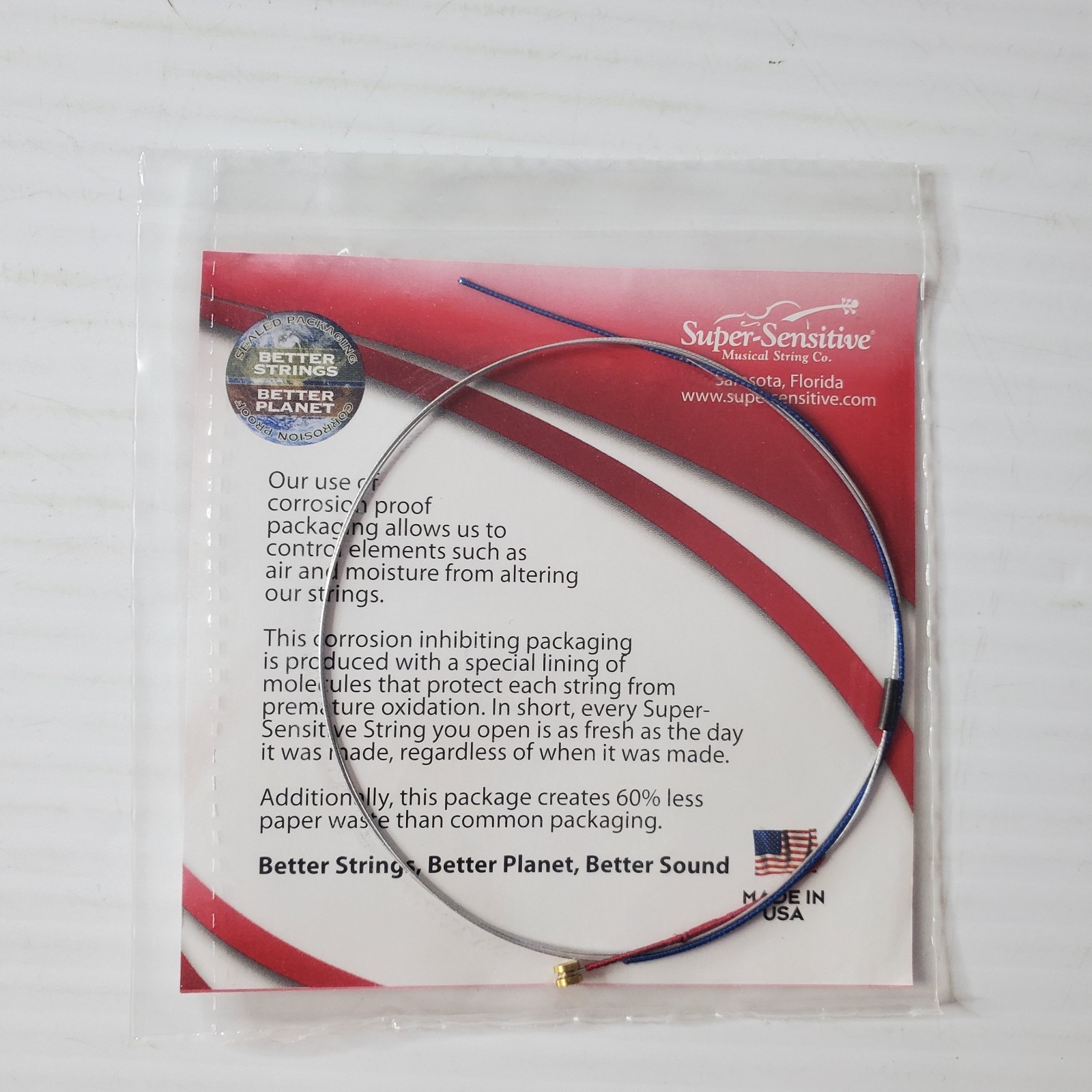 Red Label Viola A Single String Standard 15-16.5" Medium Gauge Super Sensitive